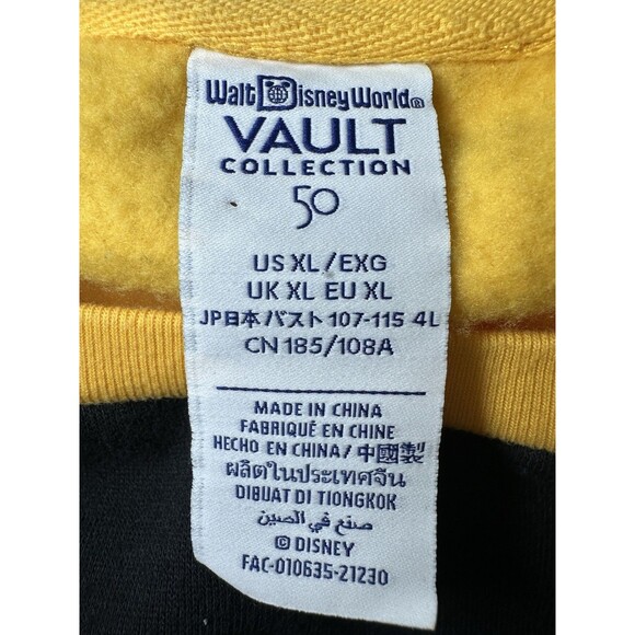 Walt Disney World Vault Collection 1st Anniversary Sweatshirt Colorblock LARGE - Picture 7 of 11